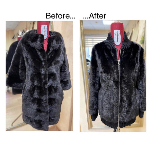 Fur Coat to Vest Restyling
