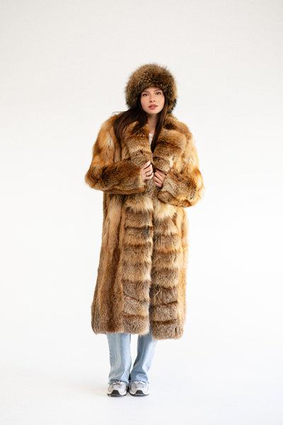 Full Lengh Fox Fur Coat