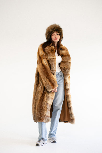 Full Lengh Fox Fur Coat