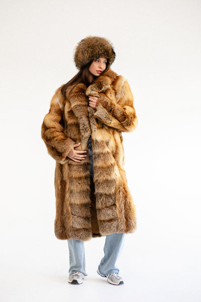 Full Lengh Fox Fur Coat