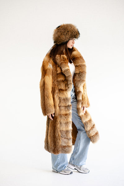 Full Lengh Fox Fur Coat