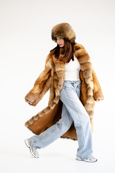 Full Lengh Fox Fur Coat
