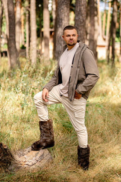 Otter Fur Boots - Outdoor