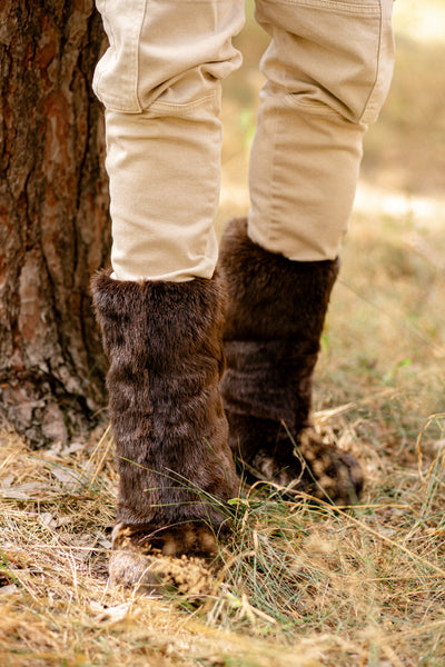 Otter Fur Boots - Outdoor