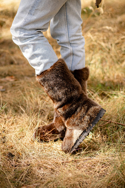 Otter Fur Boots - Outdoor