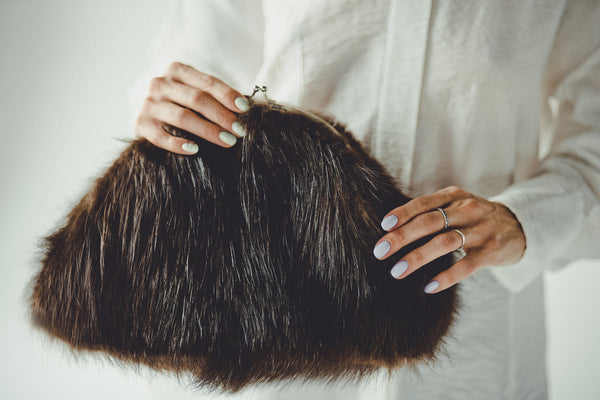Beaver Fur Clutch
