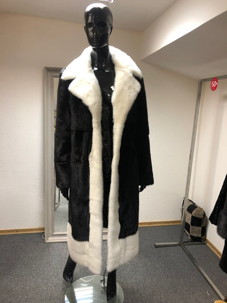 Mink Coat to Elegant Collar Coat