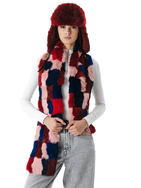 Rabbit Fur Scarf