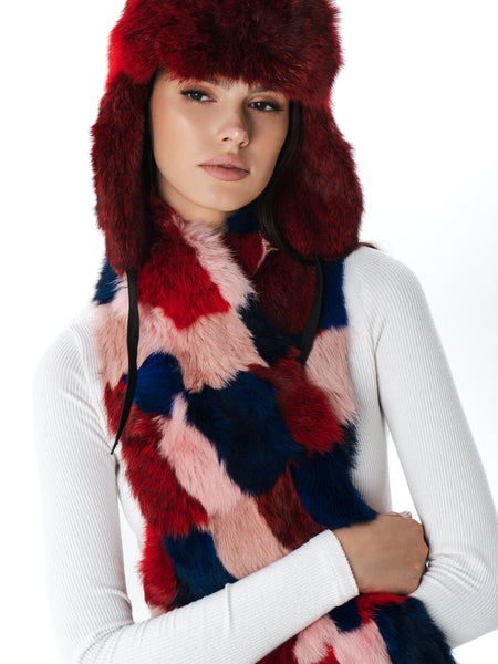 Rabbit Fur Scarf