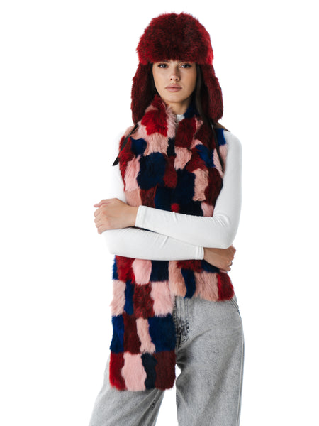 Rabbit Fur Scarf