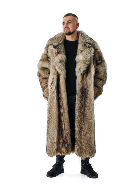 Full Lengh Coyote Fur Coat