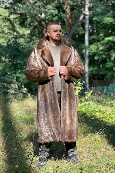 Full Lengh Otter Fur Coat