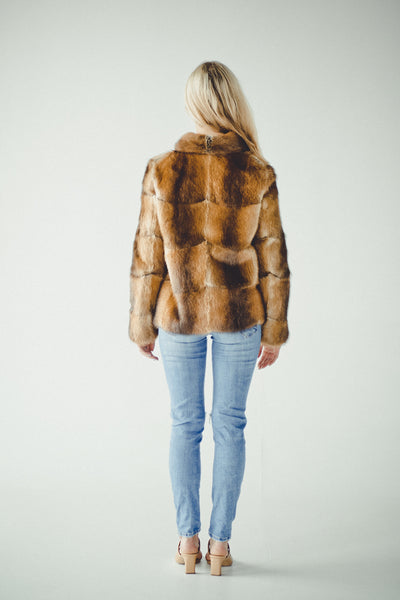 Brown Muskrat Jacket