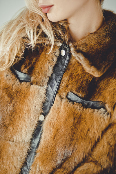 Brown Muskrat Jacket