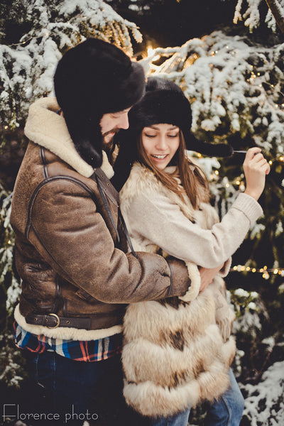 Black Mink Fur Hat