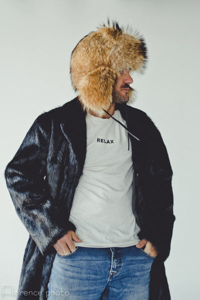 Raccoon Fur Hat