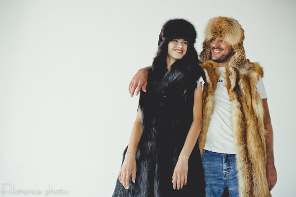 Red Fox Fur Vest
