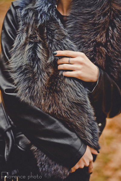 Red Fox Fur Scarf