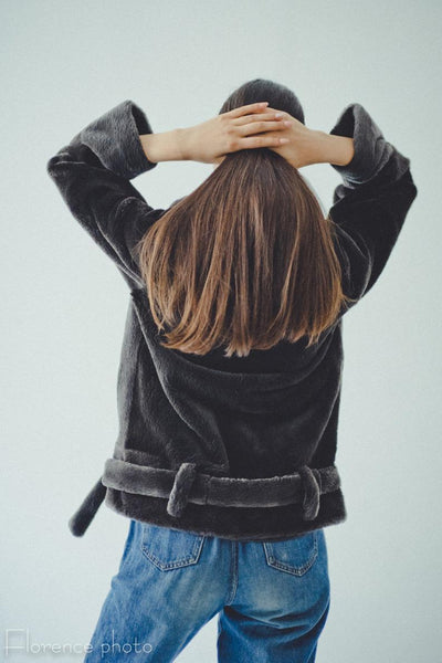 Grey Beaver Aviator Jacket