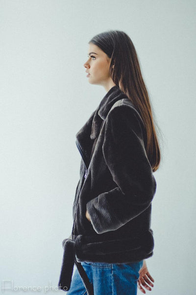 Grey Beaver Aviator Jacket