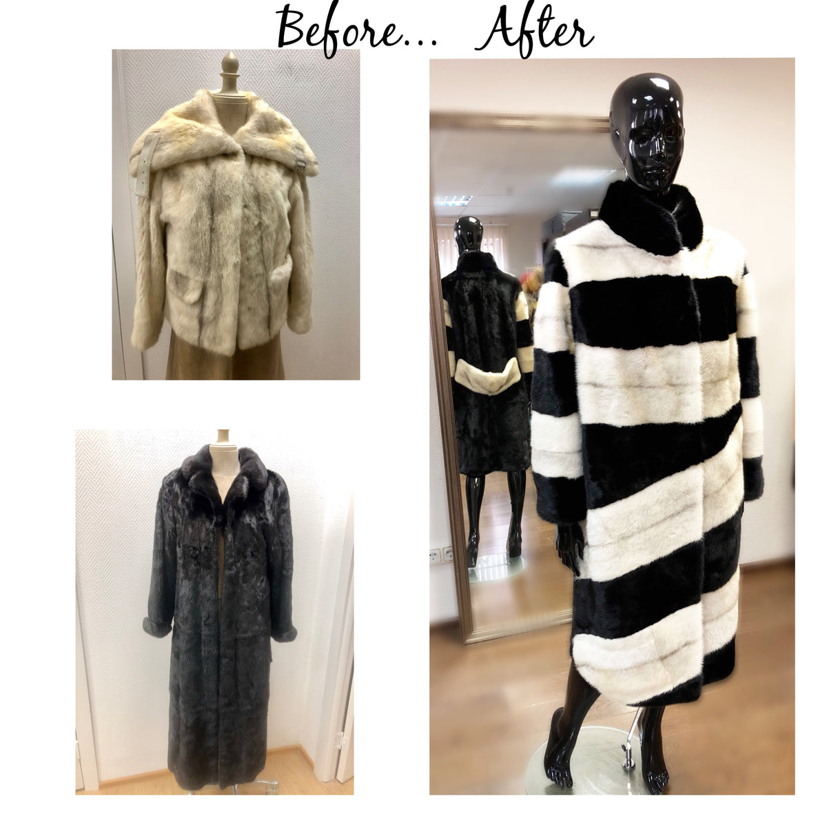 ペリキュール PELLICULE front gather furcoat Scarlett Jacket - Creme Brulee | FEATHER JACKET | bubish