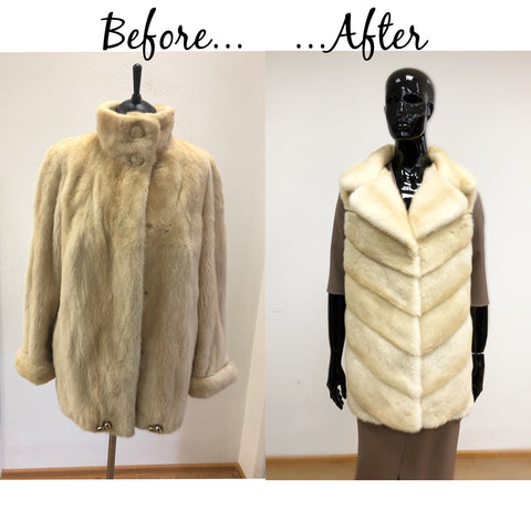 repurposing mink coats