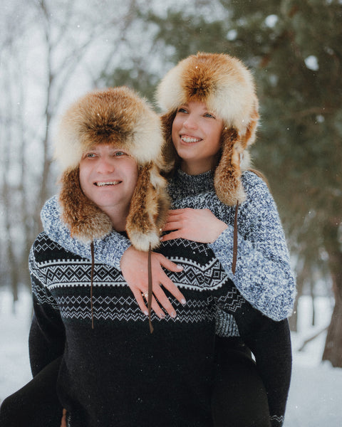Fox Fur Ushanka Hat