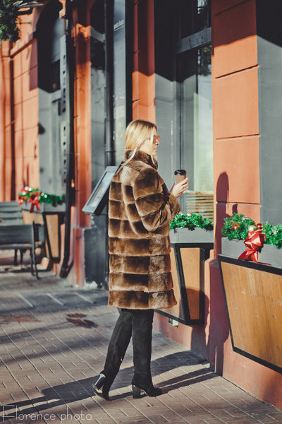 Otter Fur Coat 2-in-1