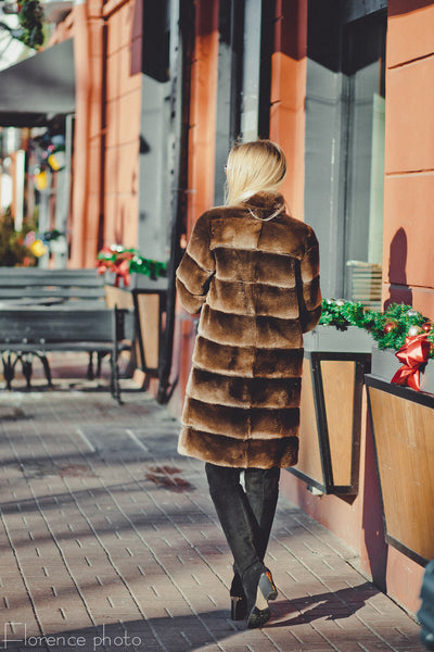 Otter Fur Coat 2-in-1