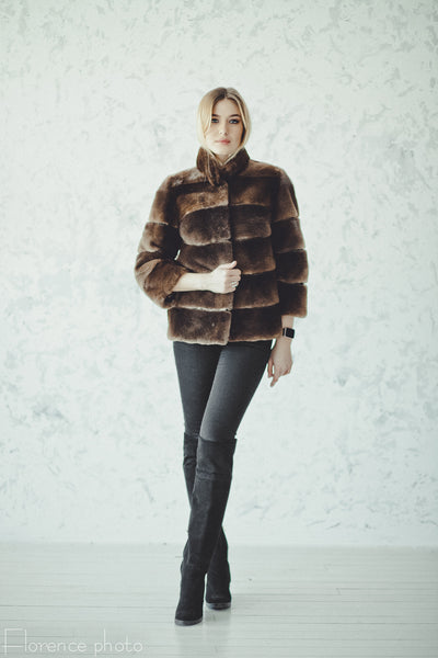 Otter Fur Coat 2-in-1