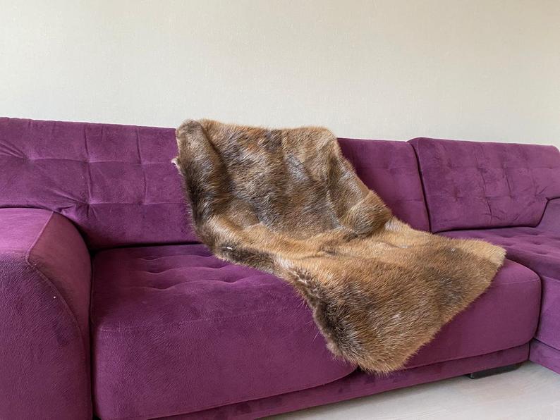 Beaver discount pelt blanket