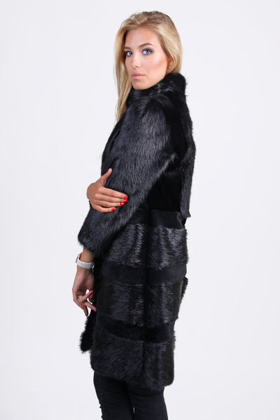 nutria fur coat ladies
