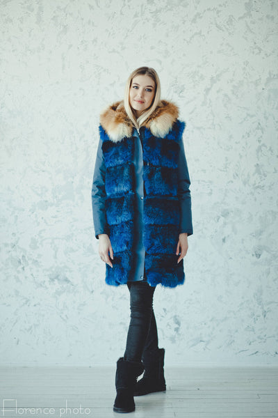 fur lined parka womens