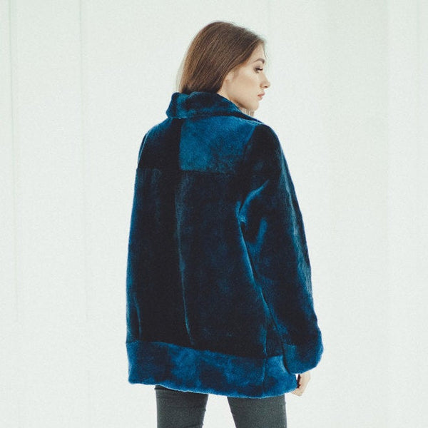 beaver fur jacket for women