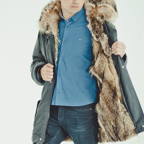 fur coat jacket men
