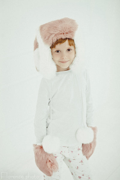hat for kids in fur