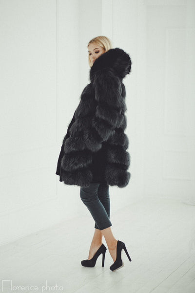 fox fur coats for sale