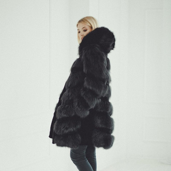 female fur jacket