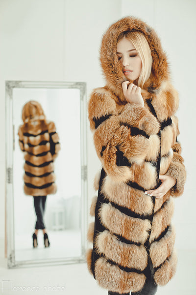 fox fur coats for sale