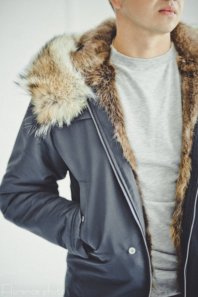 fur fashion men