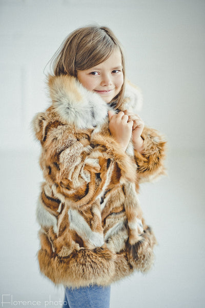 fur lined baby coat