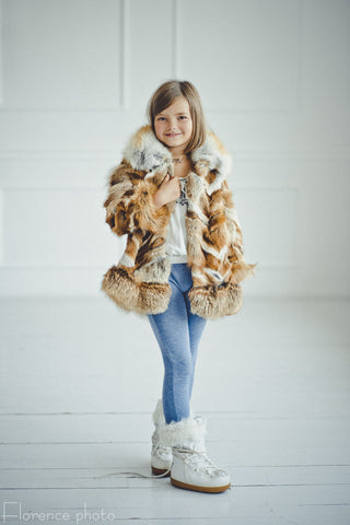 fox fur coat for infants