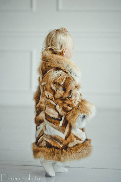 little girl fur jacket