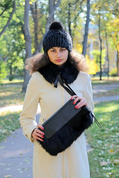 real raccoon fur collar