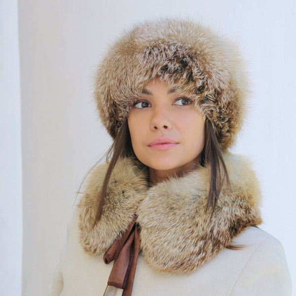 girls fox fur collar cheap