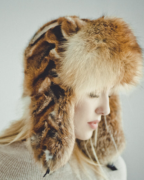 Fox Ushanka Winter Hat