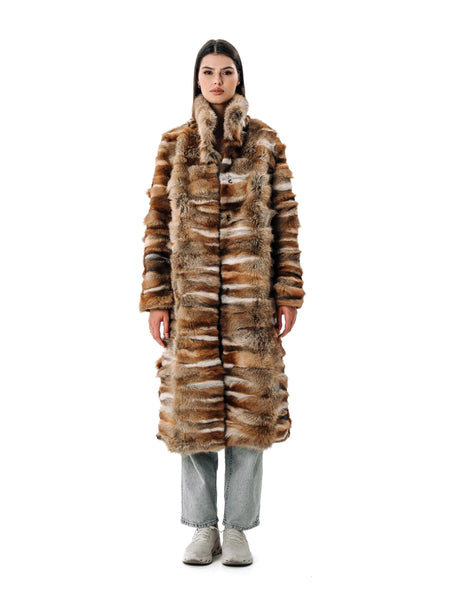 Fox Fur Full Lengh Coat