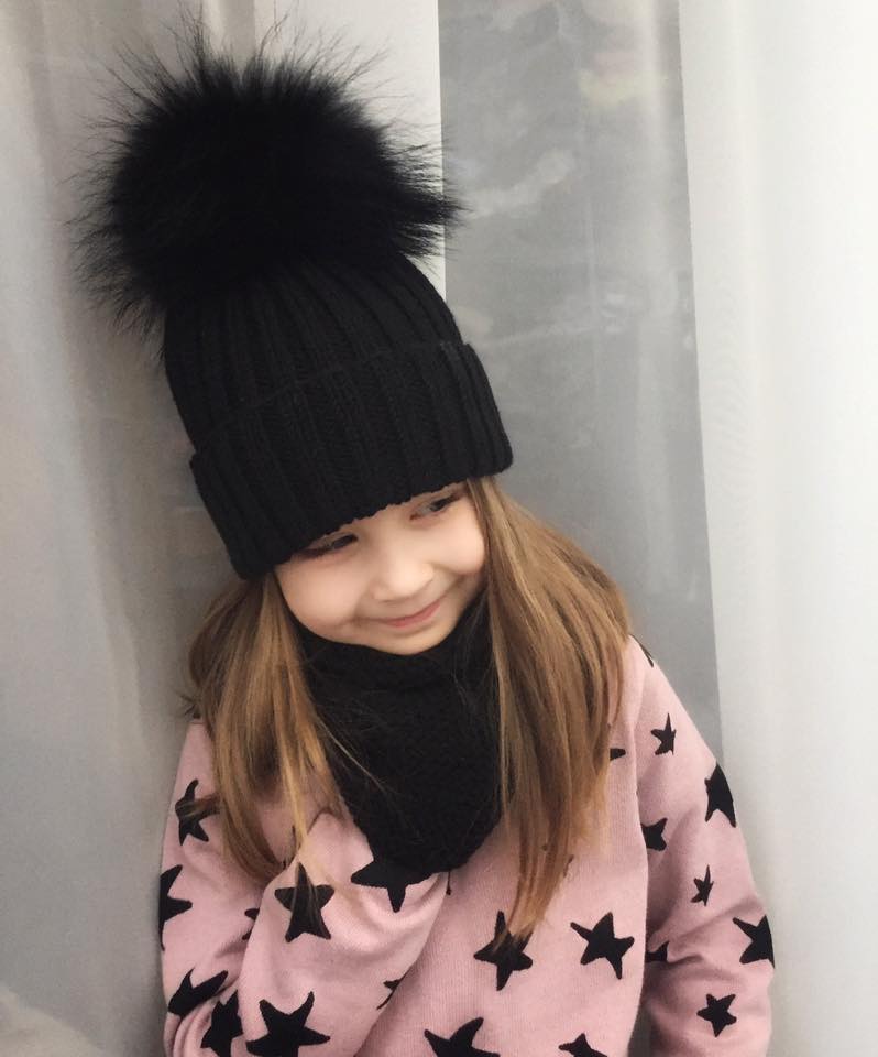 Raccoon Fur Pom Pom