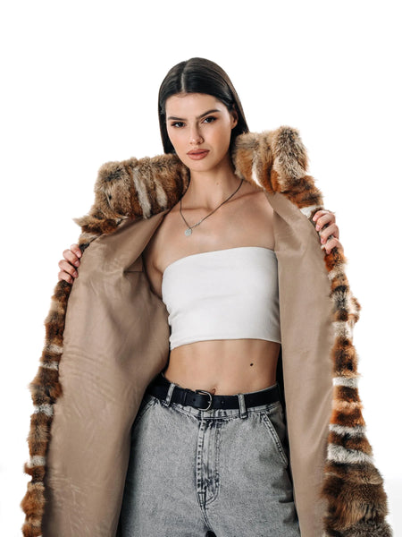 Fox Fur Full Lengh Coat