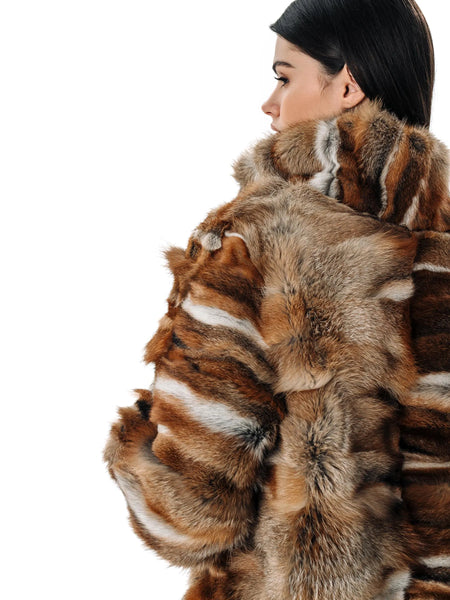 Fox Fur Full Lengh Coat